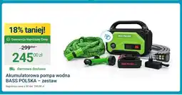ERLI Akumulatorowa pompa wodna BASS POLSKA zestaw oferta