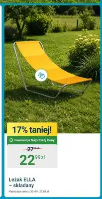 ERLI Leżak ELLA składany oferta