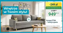 ERLI Kanapa ETNA z funkcją spania oferta