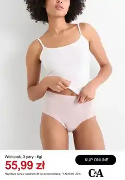 C&A Figi damskie C&A 3-pak oferta