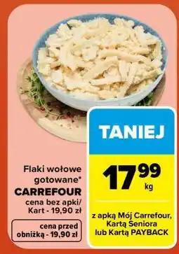 Carrefour Flaki wołowe gotowane oferta