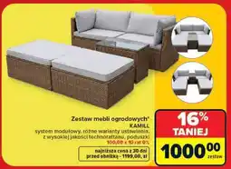 Carrefour ZESTAW MEBLI OGRODOWYCH oferta