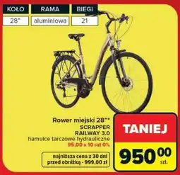Carrefour Rower miejski 28” oferta