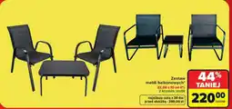 Carrefour Zestaw mebli balkonowych oferta