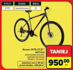 Carrefour Rower MTB 27,5”** MOTION oferta