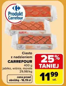Carrefour Ciasto z nadzieniem CARREFOUR oferta