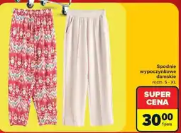 Carrefour Spodnie wypoczynkowe damskie oferta