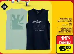 Carrefour Koszulka bez rękawów męska oferta