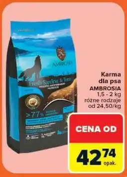 Carrefour Karma dla psa AMBROSIA oferta