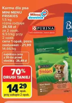 Carrefour MINI MENU FRISKIES oferta