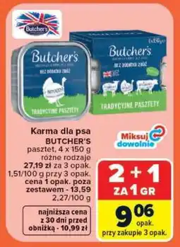 Carrefour Karma dla psa BUTCHER’S oferta