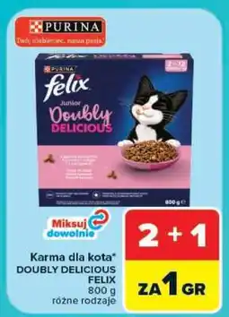 Carrefour PURINA Felix Junior Doubly Delicious oferta