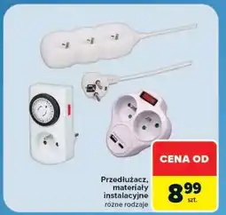 Carrefour Przedłużacz, materiały instalacyjne oferta