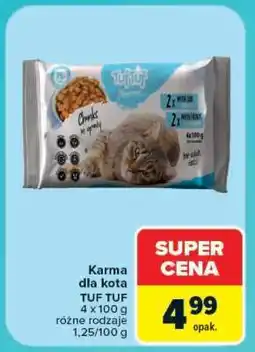 Carrefour Karma dla kota TUF TUF oferta