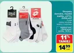 Carrefour Skarpety damskie, męskie KAPPA, LOTTO, EVERLAST oferta