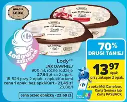 Carrefour Lody JAK DAWNIEJ oferta