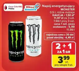 Carrefour Napój energetyzujący Monster oferta