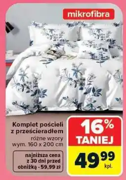 Carrefour Komplet pościeli z prześcieradłem oferta