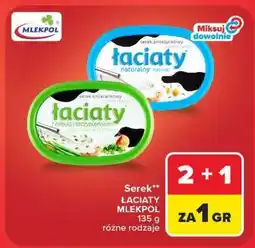 Carrefour Serek ŁACIATY MLEKPOL oferta