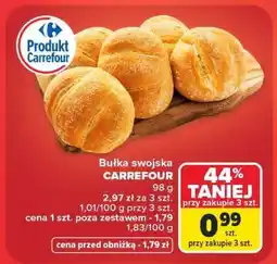 Carrefour Bułka swojska oferta