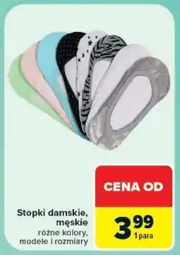 Carrefour Stopki damskie/męskie oferta