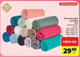 Carrefour Prześcieradło z gumką TEX oferta