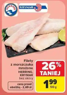 Carrefour Filety z morszczuka mrożone oferta