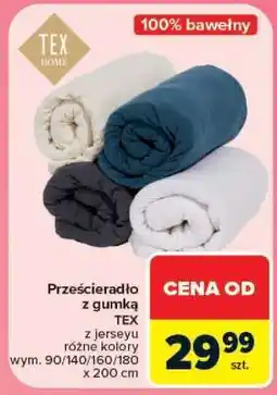 Carrefour Prześcieradło z gumką oferta