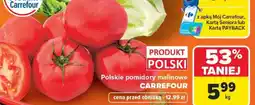 Carrefour Polskie pomidory malinowe oferta