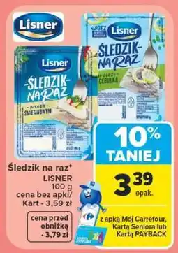 Carrefour Śledzik na raz oferta