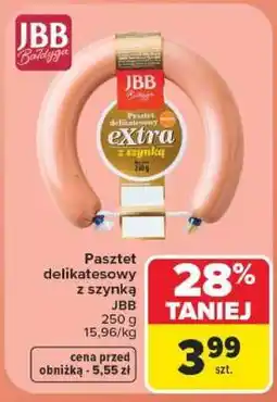 Carrefour Pasztet delikatesowy z szynką oferta