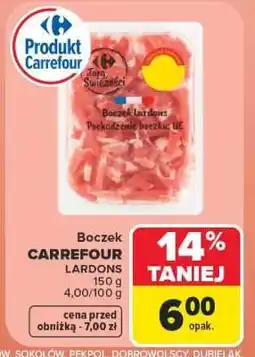 Carrefour Boczek Carrefour LARDONS oferta