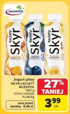Carrefour SKYR ŁACIATY MLEKPOL oferta
