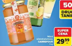 Carrefour Miód wielokwiatowy Carrefour oferta