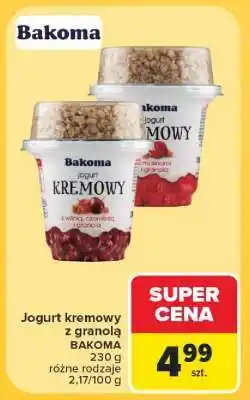 Carrefour Jogurt kremowy z granolą oferta