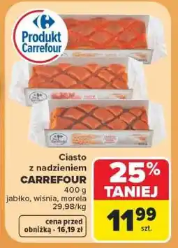 Carrefour Ciasto z nadzieniem CARREFOUR oferta