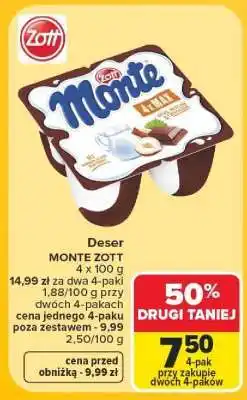 Carrefour Deser MONTE ZOTT oferta