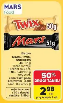 Carrefour Baton MARS, TWIX, SNICKERS oferta