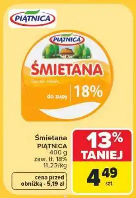 Carrefour Śmietana oferta