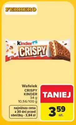 Carrefour Kinder Crispy oferta