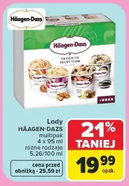 Carrefour Lody HÄAGEN-DAZS multipak oferta