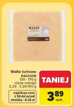 Carrefour Wafle tortowe RACHOŃ oferta