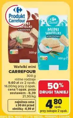 Carrefour Wafelki mini Carrefour oferta