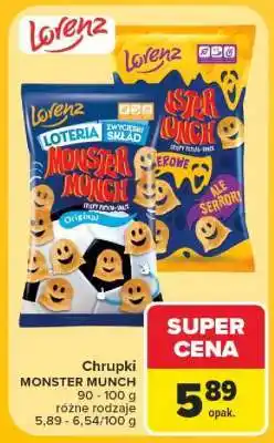 Carrefour Chrupki Monster Munch oferta