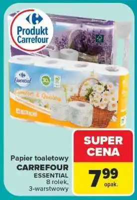 Carrefour Papier toaletowy CARREFOUR ESSENTIAL oferta