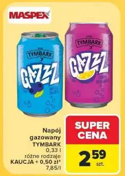 Carrefour Napój gazowany Tymbark oferta