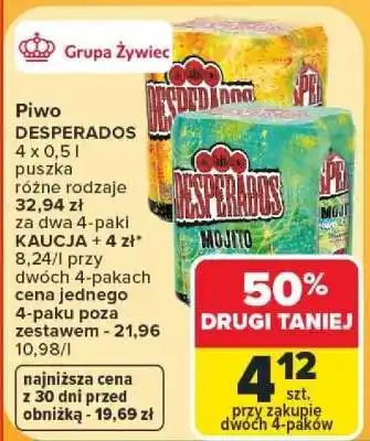 Carrefour Piwo Desperados oferta