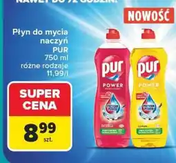 Carrefour Płyn do mycia naczyń Pur oferta