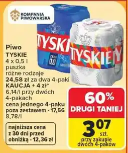 Carrefour Piwo Tyskie oferta