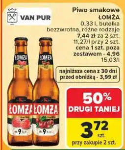 Carrefour Piwo smakowe Łomża oferta